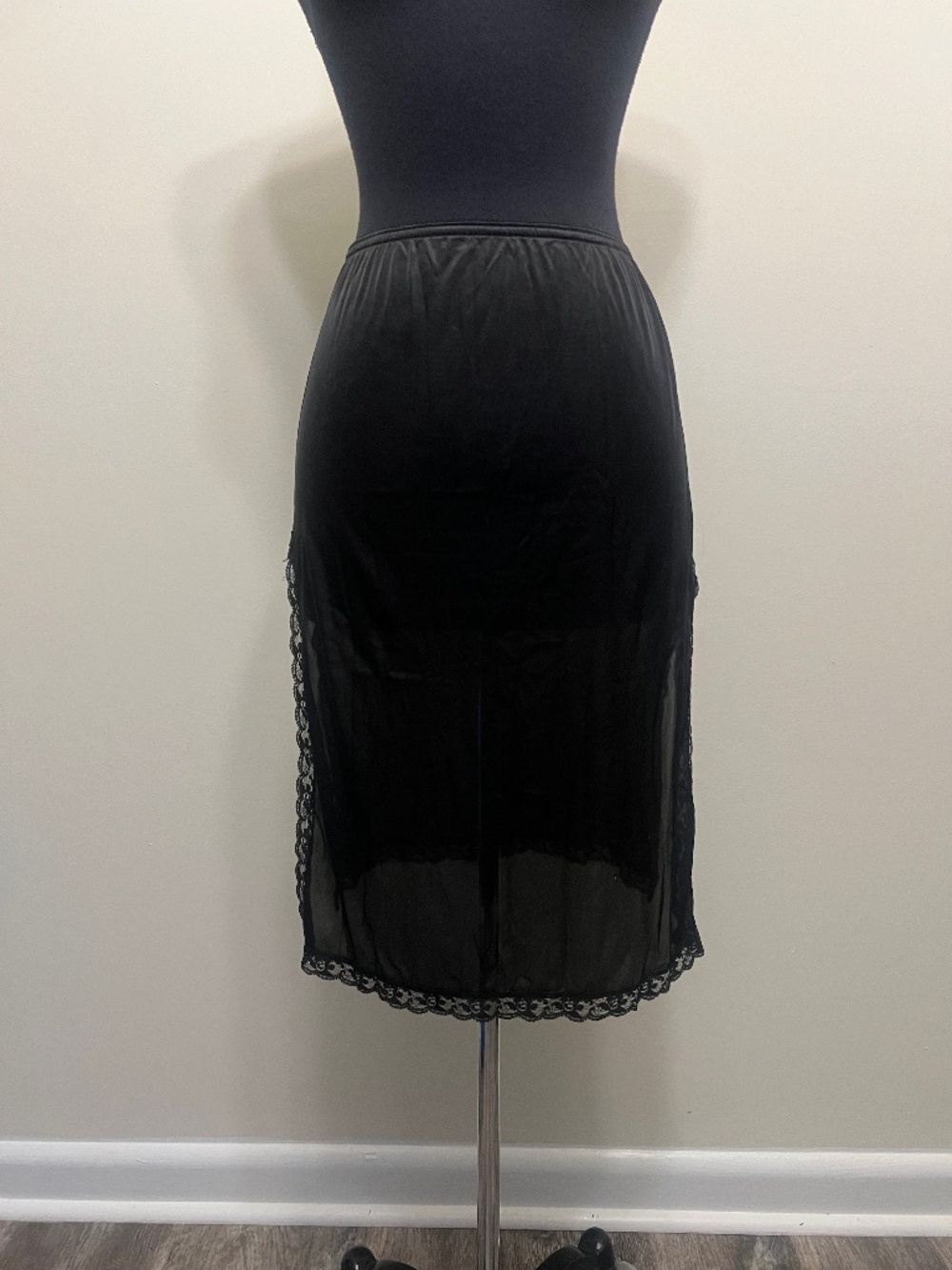 Black Whimsigoth Midi Skirt
